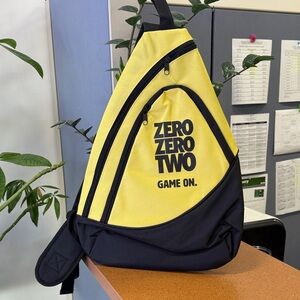 Yellow and Black Backpack